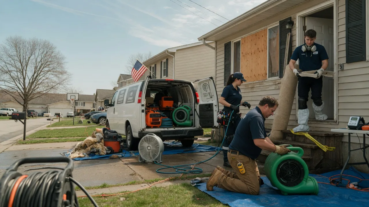 Water Damage Restoration in Canehill, AR near me